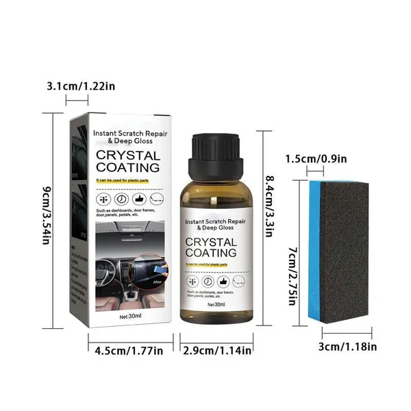 Instant Scratch Repair & Deep Gloss Crystal Coating