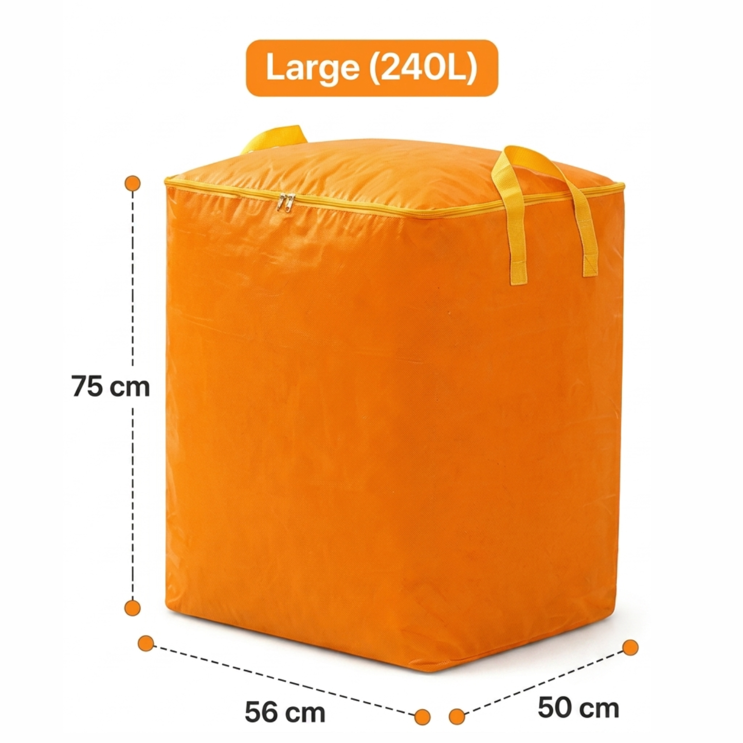 Extra Large Moving & Storage Bag – Thick Durable Dustproof Organizer for Clothes, Bedding, Dorm, Moving & Home Storage