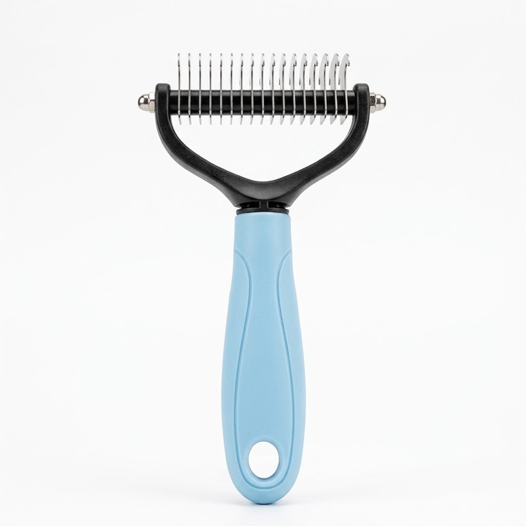Dual-Sided Pet Grooming Comb for Dogs & Cats