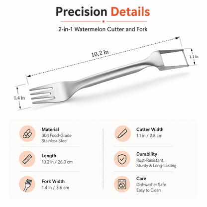 2-in-1 Watermelon Cutter and Fork
