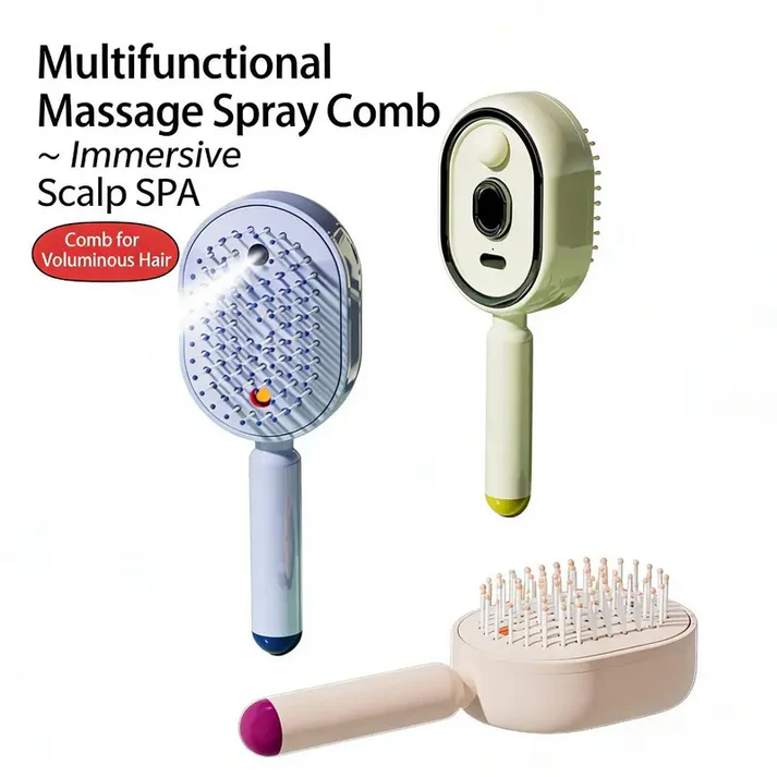 Electric Spray Air Cushion Massage Comb PRO