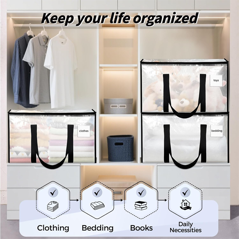 Clear Extra Large Moving Bags