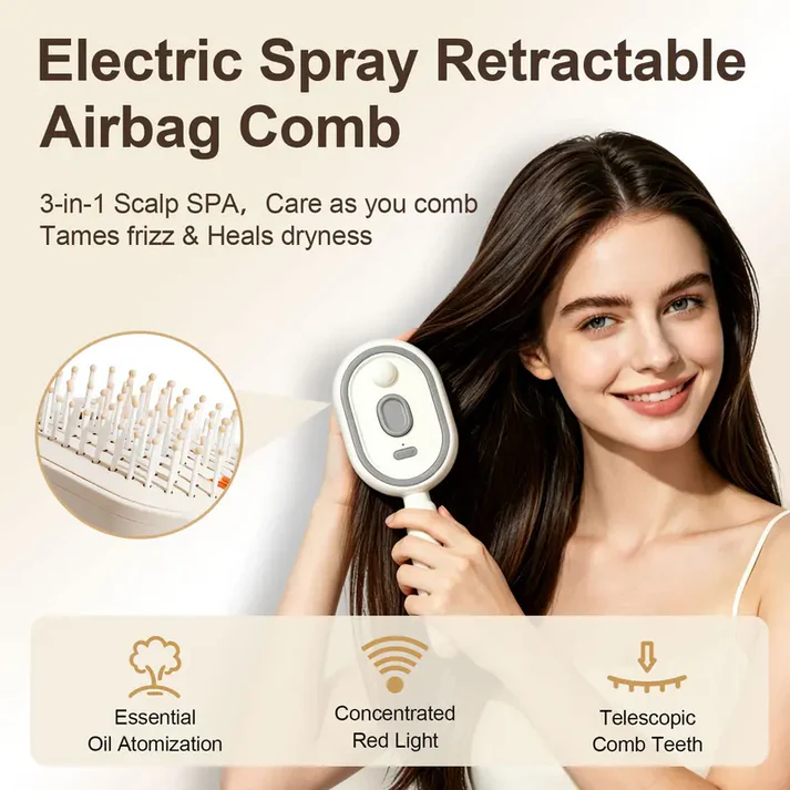 Electric Spray Air Cushion Massage Comb PRO