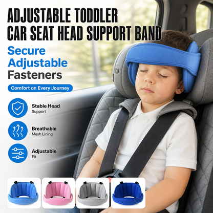 Adjustable Toddler Car Seat Head Support Band
