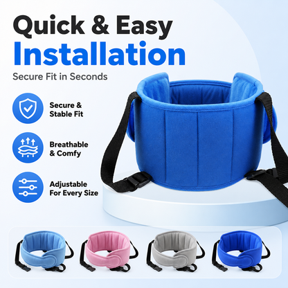 Adjustable Toddler Car Seat Head Support Band