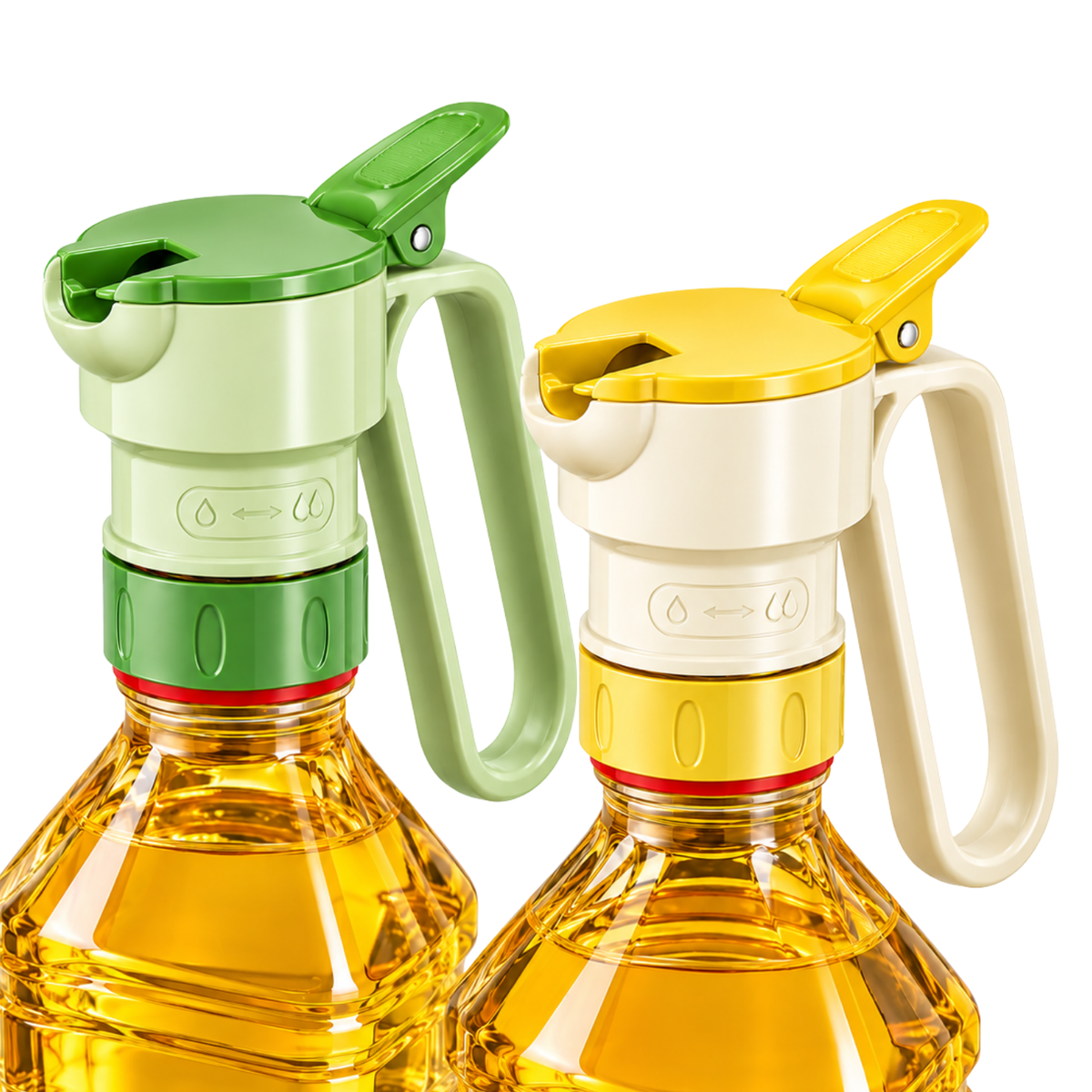 Adjustable Bottle Pourer Spout with Handle