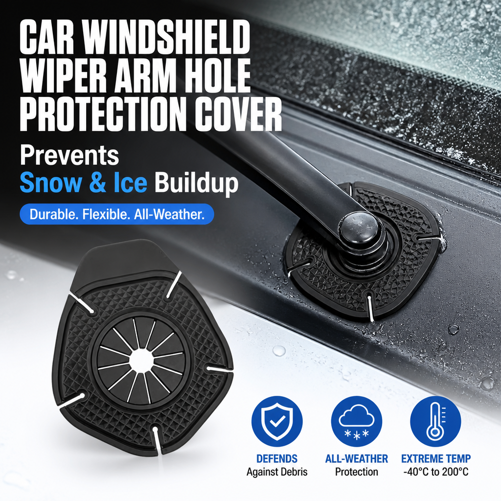 Car Windshield Wiper Arm Hole Protection Cover (2 PCS)