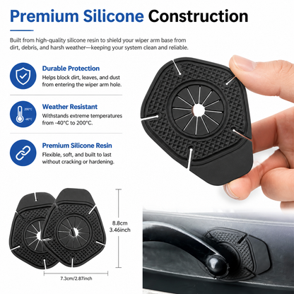 Car Windshield Wiper Arm Hole Protection Cover (2 PCS)