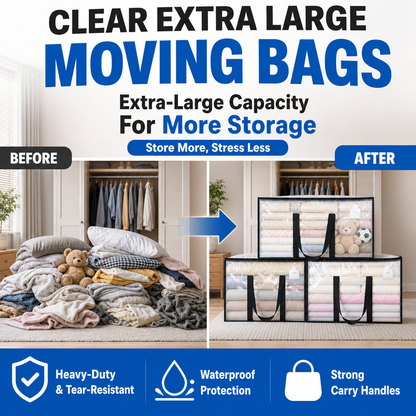 Clear Extra Large Moving Bags