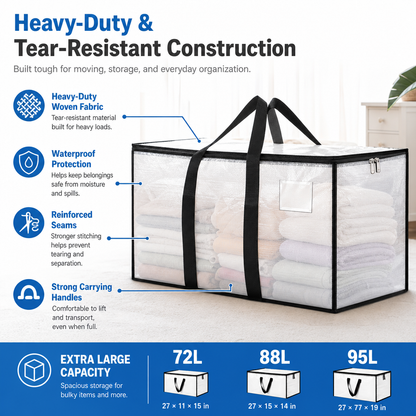 Clear Extra Large Moving Bags