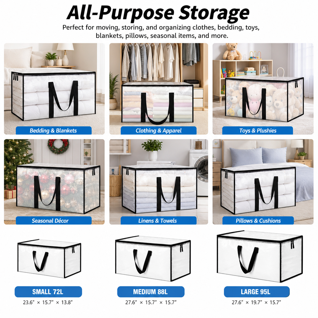 Clear Extra Large Moving Bags