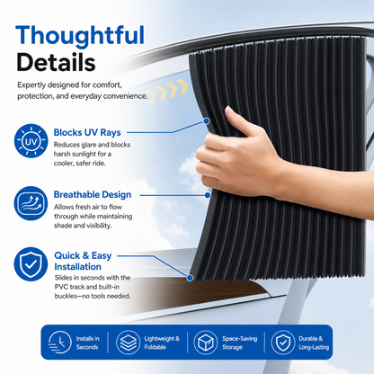 Foldable Car Side Window Sun Shades (2/4 PCS)