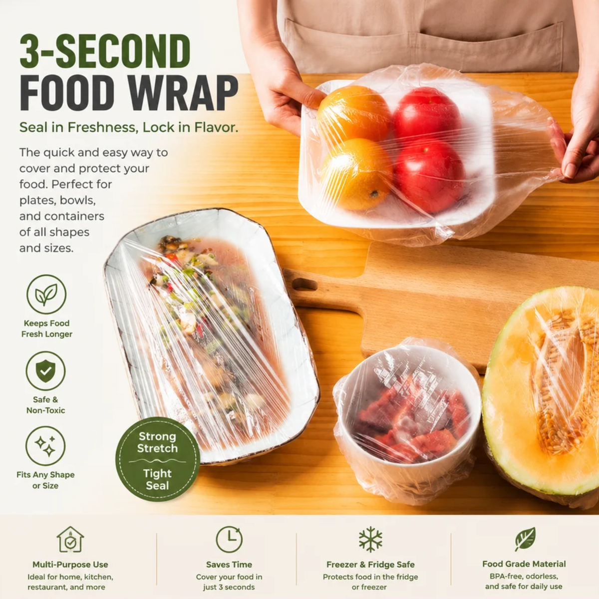Reusable Stretch Food Covers