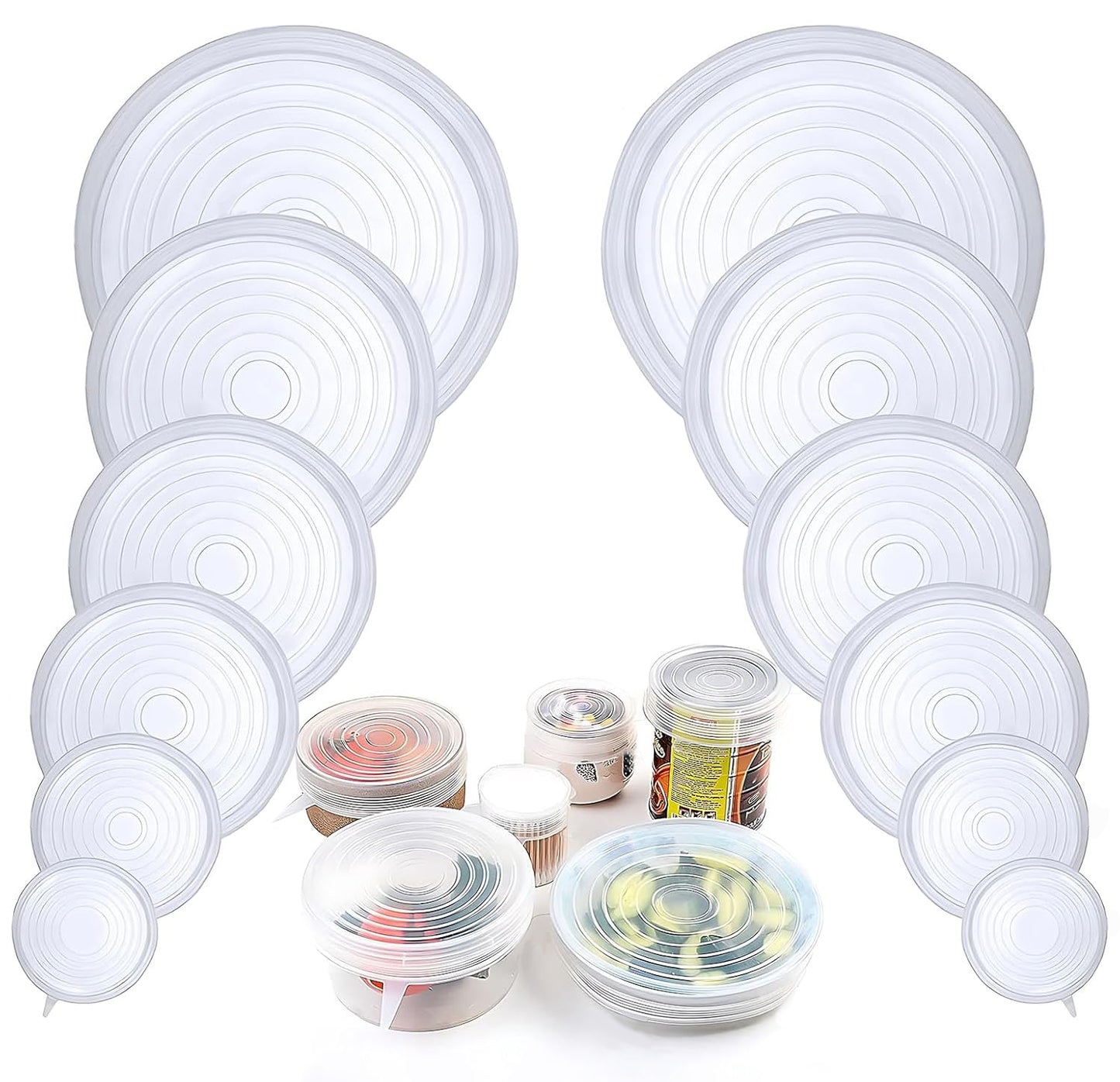 Food-Grade Silicone Food Storage Covers (6 PCS) PRO