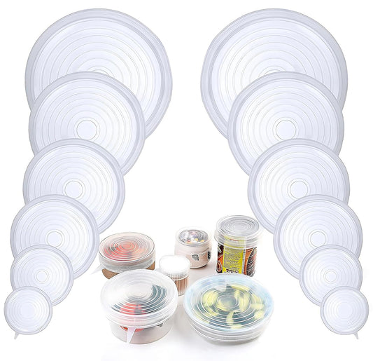 Food-Grade Silicone Food Storage Covers (6 PCS) PRO
