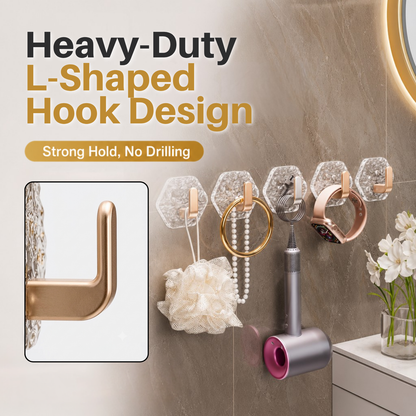 Glacier Ripple Self-Adhesive Hooks