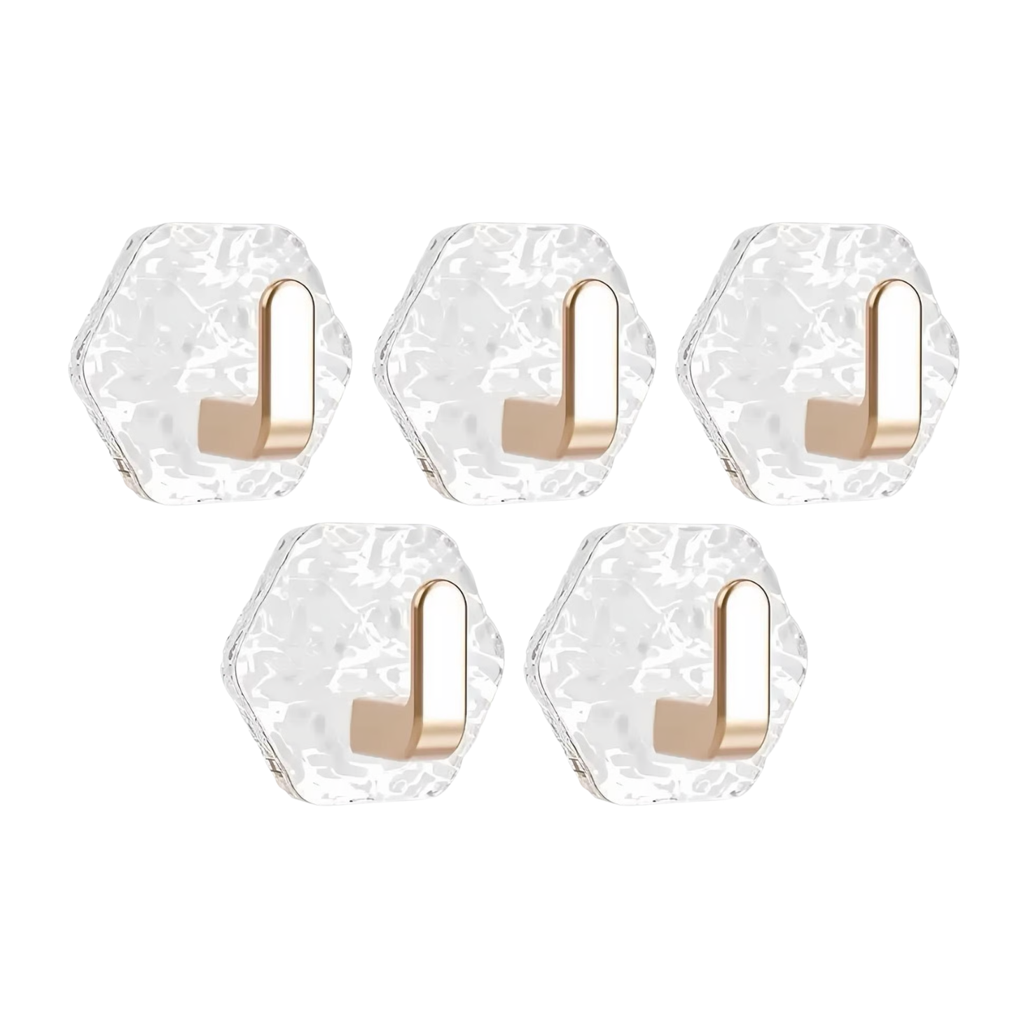 Glacier Ripple Self-Adhesive Hooks