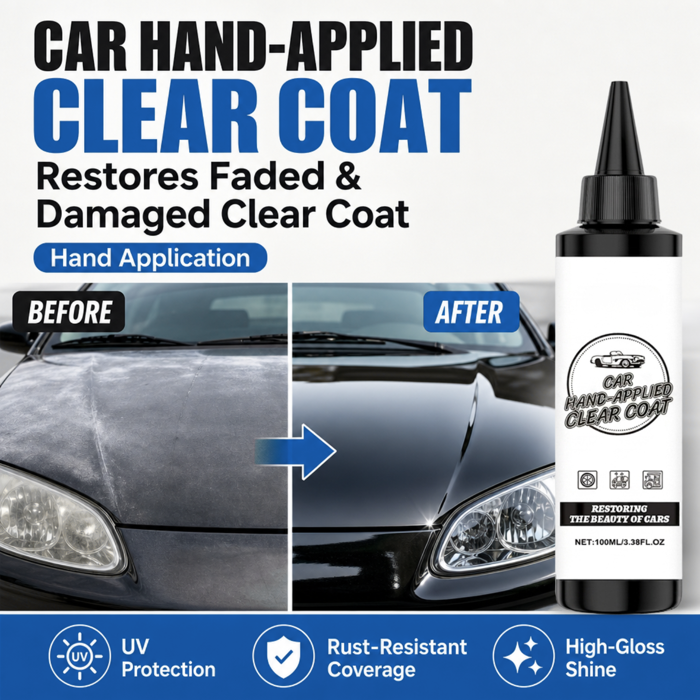 Car Hand-applied Clear Coat