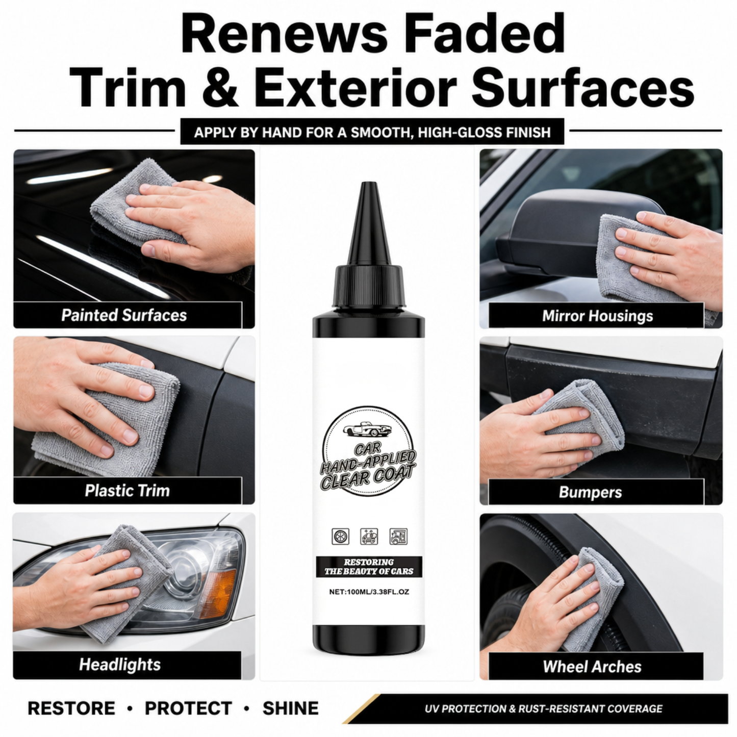 Car Hand-applied Clear Coat