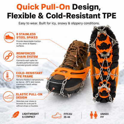Ice Cleats for Boots & Shoes – Winter Traction