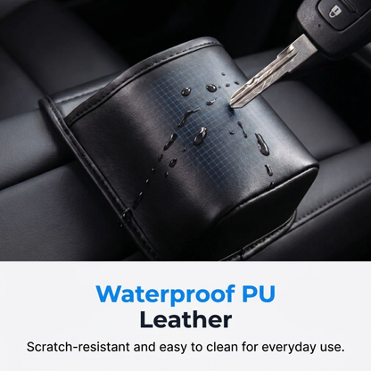 Universal Leather Car Door Cup Holder