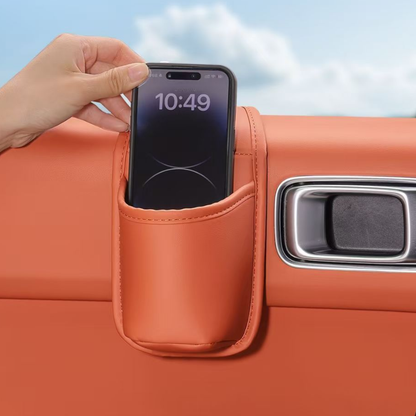 Universal Leather Car Door Cup Holder