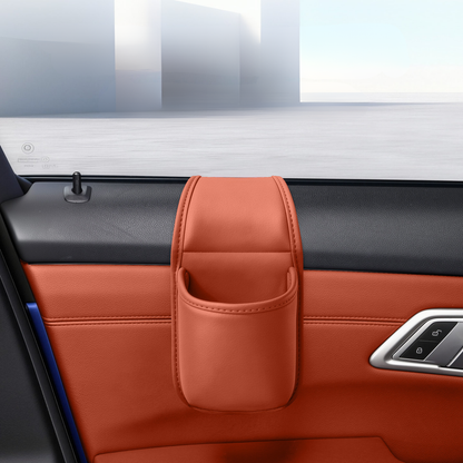 Universal Leather Car Door Cup Holder