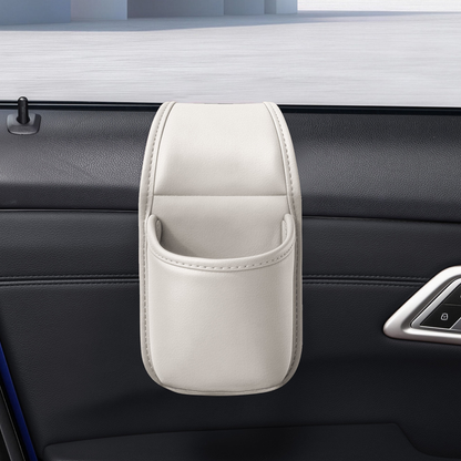 Universal Leather Car Door Cup Holder