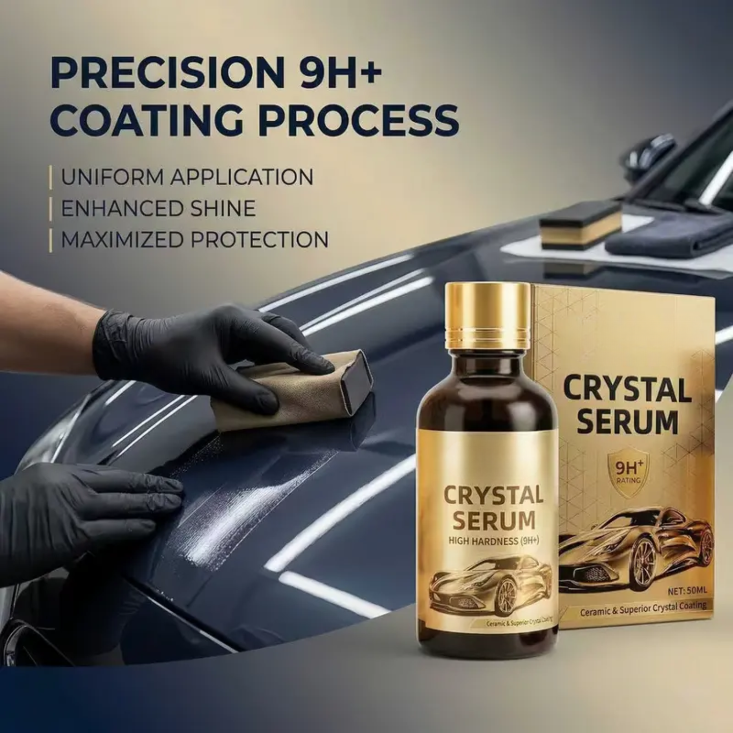 Graphene Ceramic Coating for Cars – 9H Hardness, 10+ Years Protection, Hydrophobic & Scratch Resistant