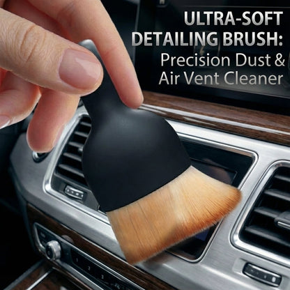 Car Interior Cleaning Brush with Protective Cover PRO