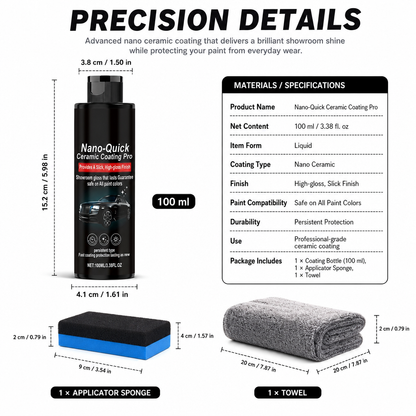 Nano-Quick Ceramic Coating Pro