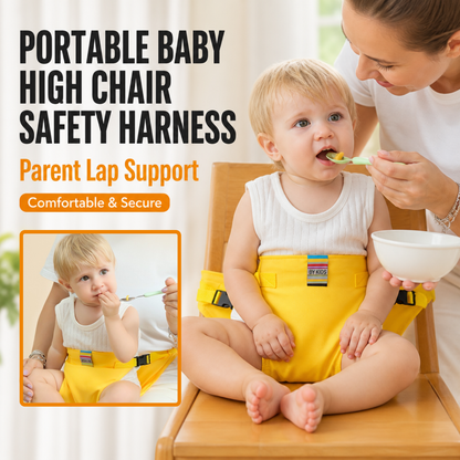 Portable Baby High Chair Safety Harness