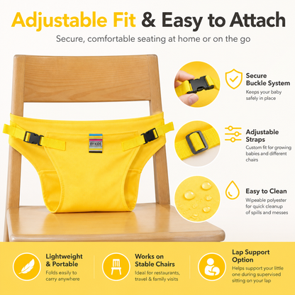 Portable Baby High Chair Safety Harness