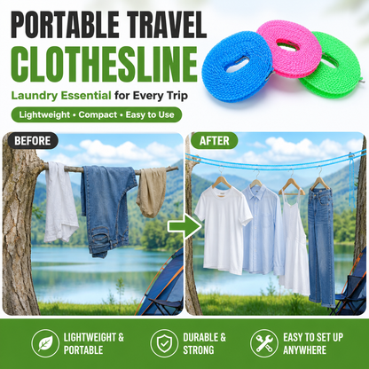 Portable Travel Clothesline