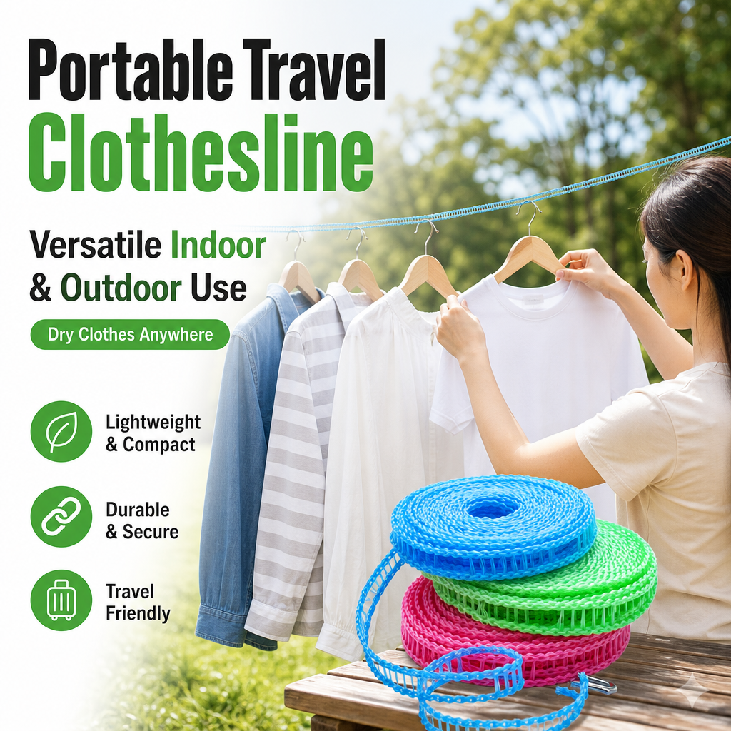 Portable Travel Clothesline