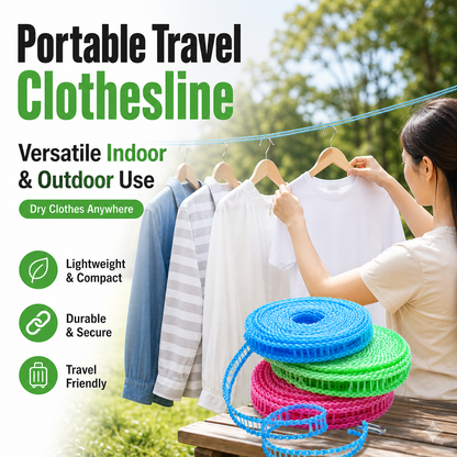 Portable Travel Clothesline