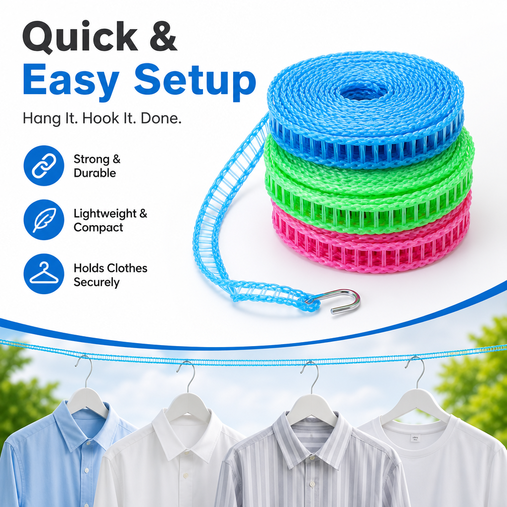 Portable Travel Clothesline