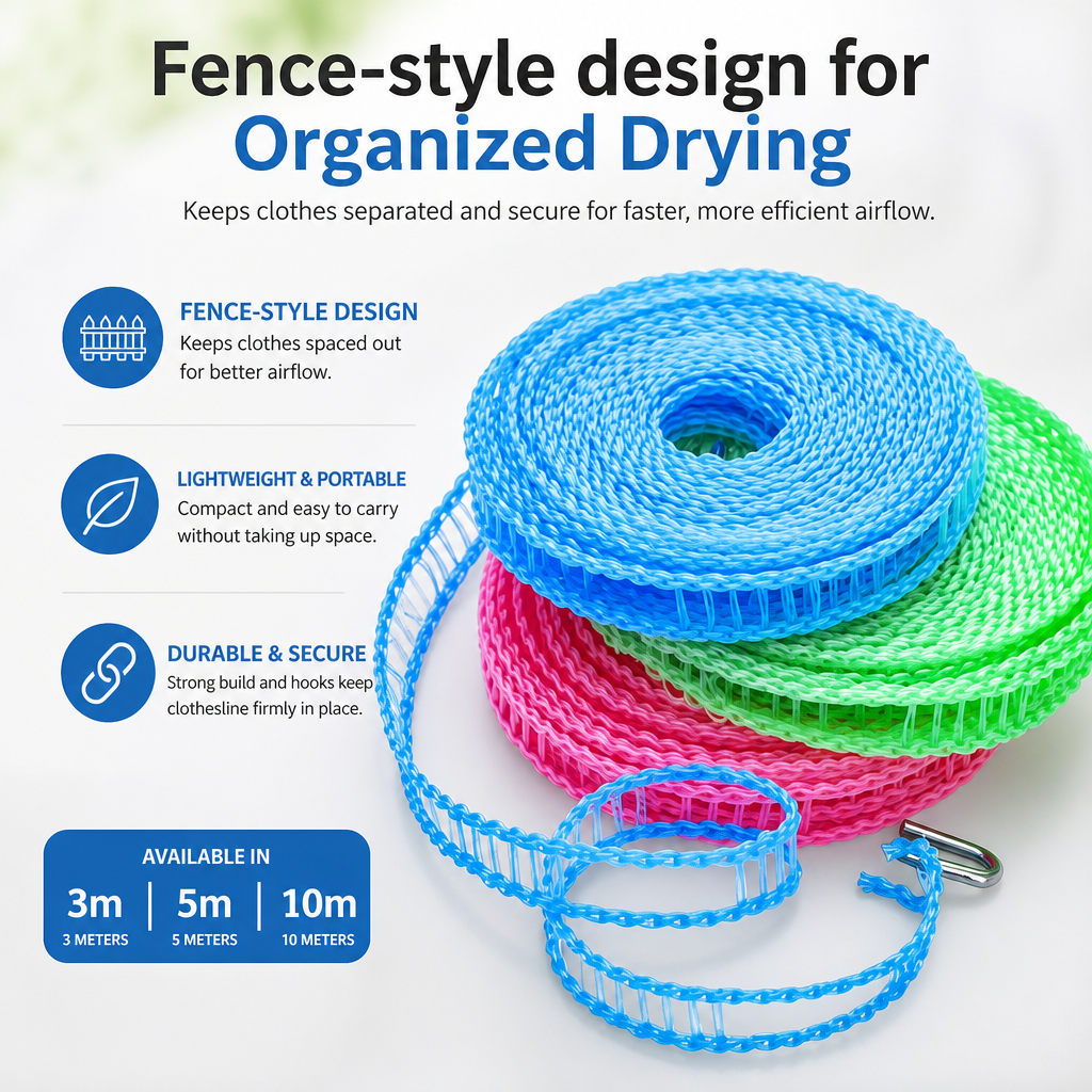Portable Travel Clothesline