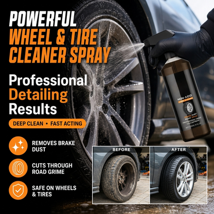 Powerful Wheel & Tire Cleaner Spray