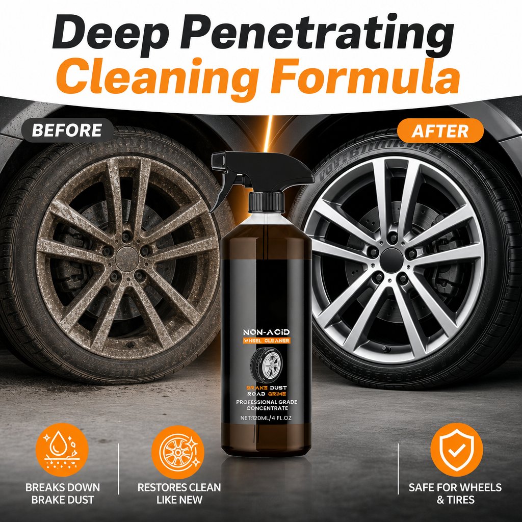 Powerful Wheel & Tire Cleaner Spray