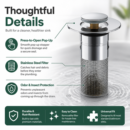 Sink Stopper Hair Catcher Sink Drain Strainer
