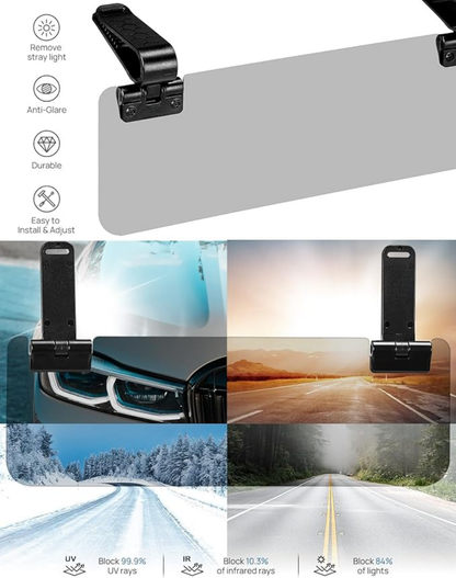 Car Sun Visor Extender with Polarized Glare Protection PRO