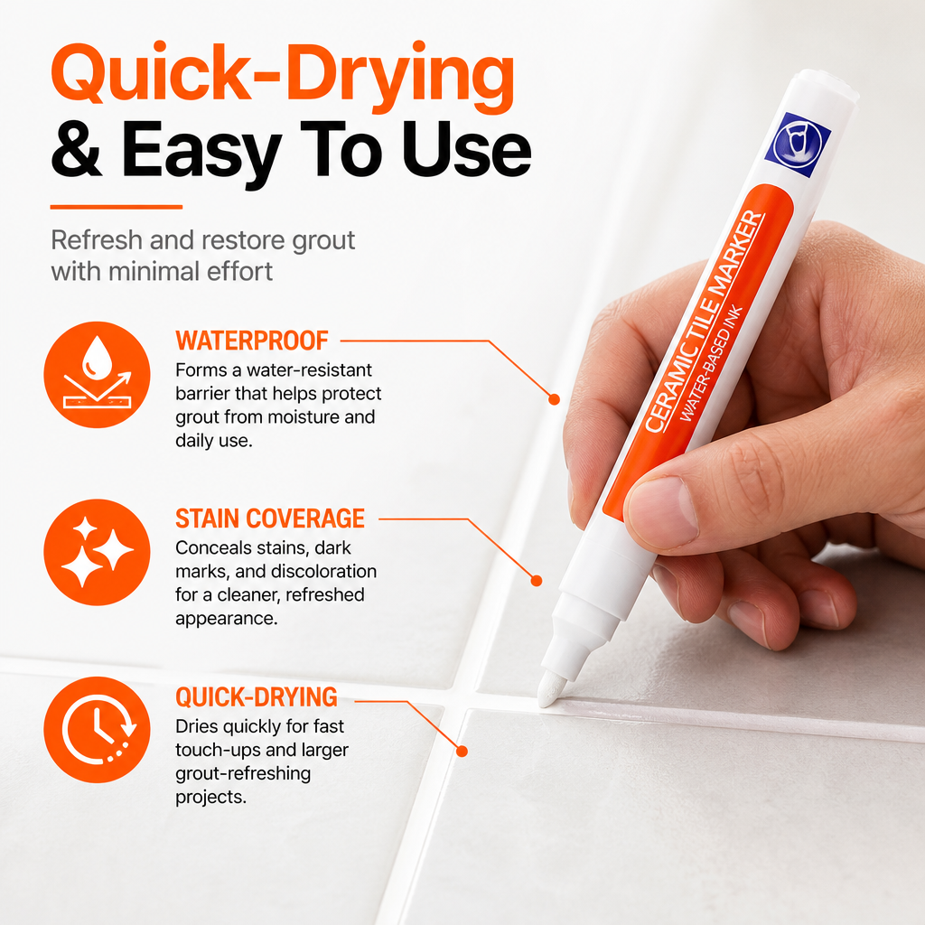 Waterproof Tile Grout Repair Pen