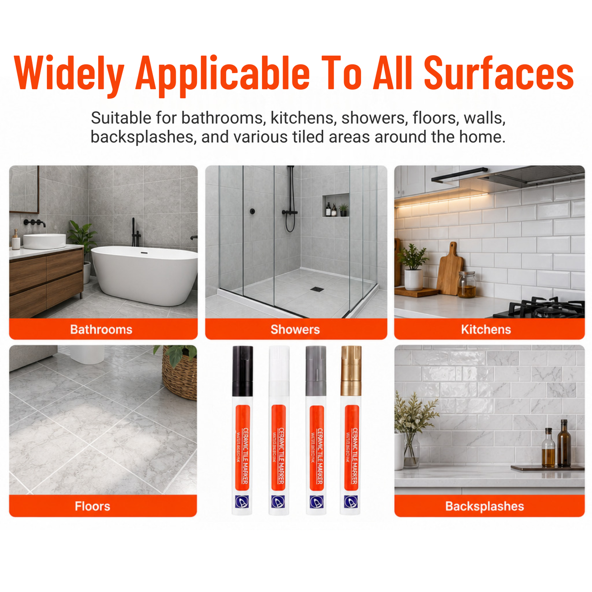 Waterproof Tile Grout Repair Pen