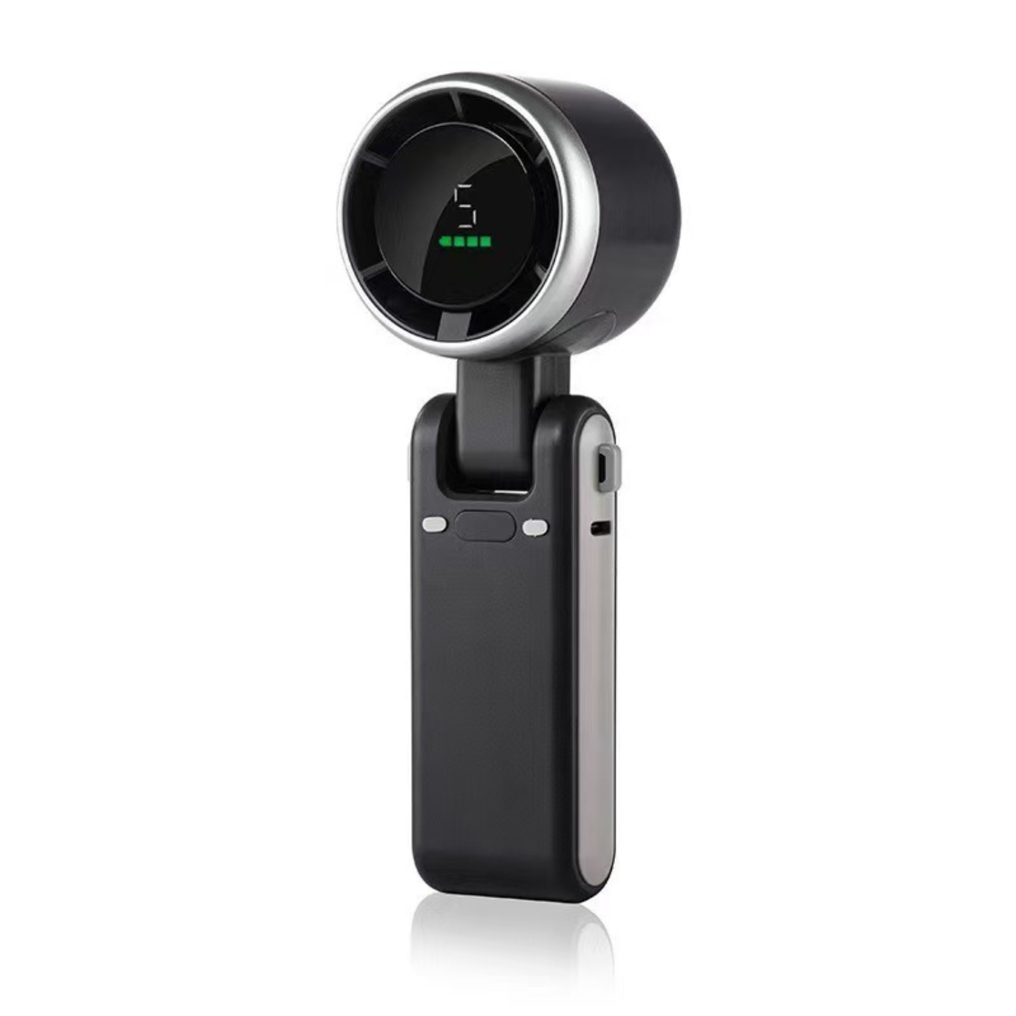 Portable Handheld Turbo Fan — 5-Speed, 4000mAh, 10H Battery Life