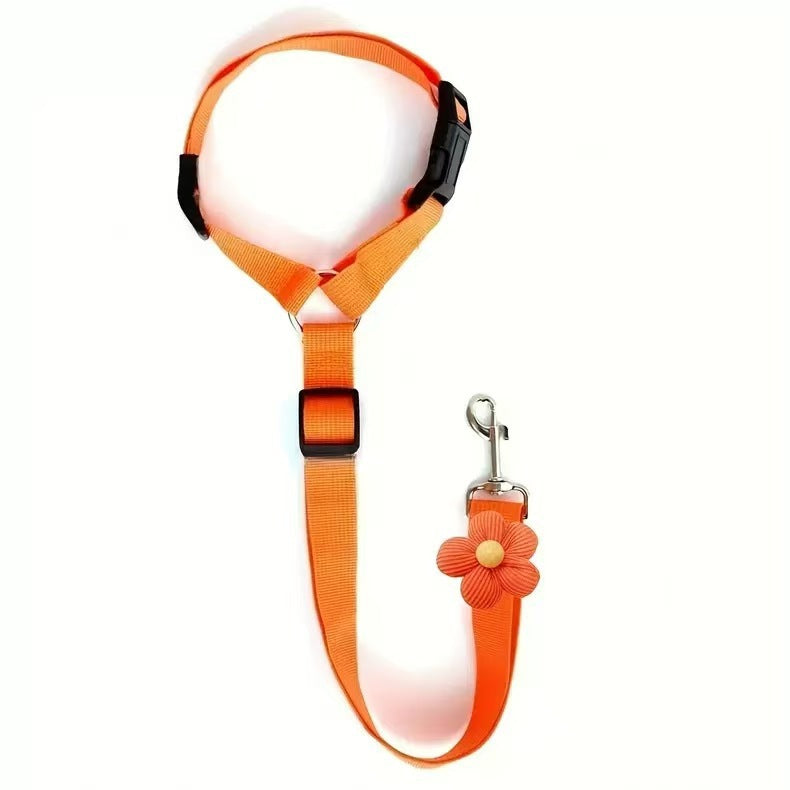 Pet Harnessed Seat Belt for Vehicle Use
